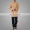 Light Brown Men Basic Button Down Tunic Top Islamic Men Clothing Turkey Thobe