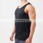 Mens wholesale cotton cheap black plain tank top