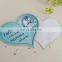 Custom heart shape adhesive label PVC stickers colorful cartoon sticker