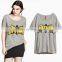 new print short sleeve t-shirt woman hot selling t shirt wholesale t shirt