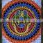Indian Wall Hanging Hippie Hamsa Fatima Tapestry Bohemian Bedspread Dorm Decor 95"X85" Inch