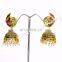 Traditional Earring, Peacock Style Jhunki, Partywear Bali, Copper, Heavy Earring for Any Occassion, Latest, Antique Jewelry
