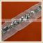 Wholesale custom pearl beaded white lace trim net embroidered for decoration