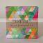 Promotional gift ceramic coffee cup pad, ceramic drink coaster set