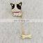 Hanging Bone Pendant Cute Dog Pin Enamel Pin Brooch