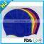 adult and children size printing silicone swim cap