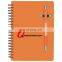 pen buddy spiral 70sheet lined notebook set with ball pen and translucent color cover