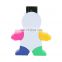 Promotional human shaped highligheer and Multi function Marker Highlighter with Keyboard Brush and Screen Eraser