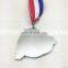 Silver Plated Zinc Alloy Promotional Medal