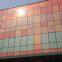colorful PC honeycomb in building glass to save energy keep temperature indoor