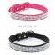 Multiple Rows Diamond Pet Collar Leash Training Dog Pulling Rope Pet Neck Chain Pet Supplies
