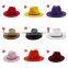 21colors Оптовая винтажная ширококоронажная фальшивая шерстяная фелтсовая кепка для мужчин
