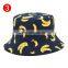 New Fashion Reversible Black White Cow Pattern Bucket Hats Fisherman hats For Women Gorras Summer