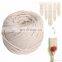 Macrame Cord 100% Cotton 4 strands cotton Rope Multiple Use Macrame Cord with free sample