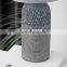 Hot sale fancy ceramic desk lamp antique design grey lighting table lamp for home bedside