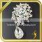 Hot Sale cheap elegant design crystal flat back rhinestone brooches for invitations FB-068                        
                                                                                Supplier's Choice