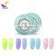 Qshy Private Label Easy Apply Organic Glitter Nail Acrylic Dipping Powder For Nail Art