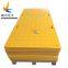 Yellow blue black Fire retardant uhmwpe temporary trackway mats HDPE protect road cover road mat