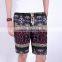 2016 summer beach wear printing young short pants for man