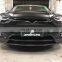 Carbon Fiber Auto Front Bumper Lip for Tesla Model X 75D 90D P90D 100D P100D 16-18