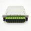 Factory Directly high quality box type PLC optical splitter with adapter plug-in1*8 1*16 optical fiber LGX Box PLC splitter