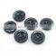 New Style Fashion Front Laser Printed White Logo Effect Resin Button For Clothing