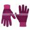 HANDLANDY Purple Fleece Warm Lining Winter Jogging Gloves,Flexible Outdoor Sport Gloves For Men Women