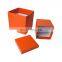 157gsm art paper recycled cube halloween empty orange nested gift box paper packing special design cardboard custom boxes