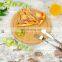 Organic Bamboo Chopping Board Round Cutting Board for Kitchen with Juice Groove