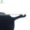 Kitchen Cutting Board Round Bamboo Pizza Cake Baking Serving Tray Bread Plates with Handle Black Printing