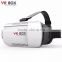 Head Mount Plastic VR BOX VR Virtual Reality Glasses for 4.7" - 6.0" Smart Phone Bluetooth Remote Control