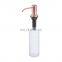 Wash hand liquid washing up soap dispenser stainless steel