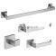 China home Wall mounted golden 4-piece hardware set towel bar holder 304 stainless steel accessory bathroom fittings shower gold