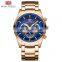 MINI FOCUS MF0170G Business Stainless Steel Watches For Men 24 Hours Men's Quartz Metal Fashion Wrist Watch