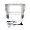 2020 China Made High Quality Car Radio Panel Auto Stereo Panel Kit Panel Dashboard Black Silver 10 inch