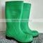 2016 green safety boots for rain /industry boots