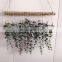 Hot Selling Solid Wood Boards Customized Wooden Crafts Wall Hanging Eucalyptus Hanger For Decoration