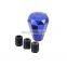 Aluminum Diamond Gear Shift Knob Universal Manual Car Gear Stick Shifter with Head Adapter
