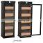 Wholesale Custom one door Storage Spanish Cedar Cigar Box Humidor LED light display Cabinet