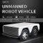 Lightweight aluminum body unmanned inspection vehicle UGV-11 unmanned delivery robot with 200kg payload
