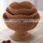 Rattan Woven Fruit Basket, Handcrafted Desktop Fruit Bread Nuts Candies Tray