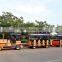 Outdoor electric vehicles sightseeing trackless train ride for sale