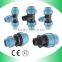 pp compression fittings series pp thread male tee