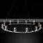 Hengzhi Customized Cup-shaped Glass Pendant Light Crystal Living Room PAUILLAC ROUND CHANDELIER for Villa Lobby