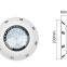 1/6 Abs Uv Material Led Underwater Light 12w 24w 12v 24v Swimming Pool Lighting