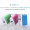 15.5W/2.1A Dual USB Wall Charger Adapter with Foldable Plug and Smart Charging Chip for Samsung Mobile Phone