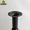 New Black Cast Iron Trumpet Conical Round Steel Table Leg Decorative Outdoor Coffee Table Leg