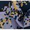 75D Printed 100% Polyester Knit Wicking Printed Bird Eye Mesh Fabric