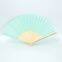 High Quality Personalized Custom Printing Wedding Bamboo Round Folding Hand Fan