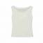 2025 summer new American white camisole vest for women, slim fit and slimming, spicy girl sleeveless backless top for women